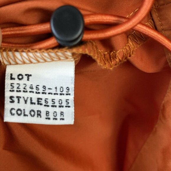 Vantage Nylon Anorak‎ Jacket Mens XL 1/2 Zip Hoodie Windbreaker Vintage Hilton - Picture 12 of 15